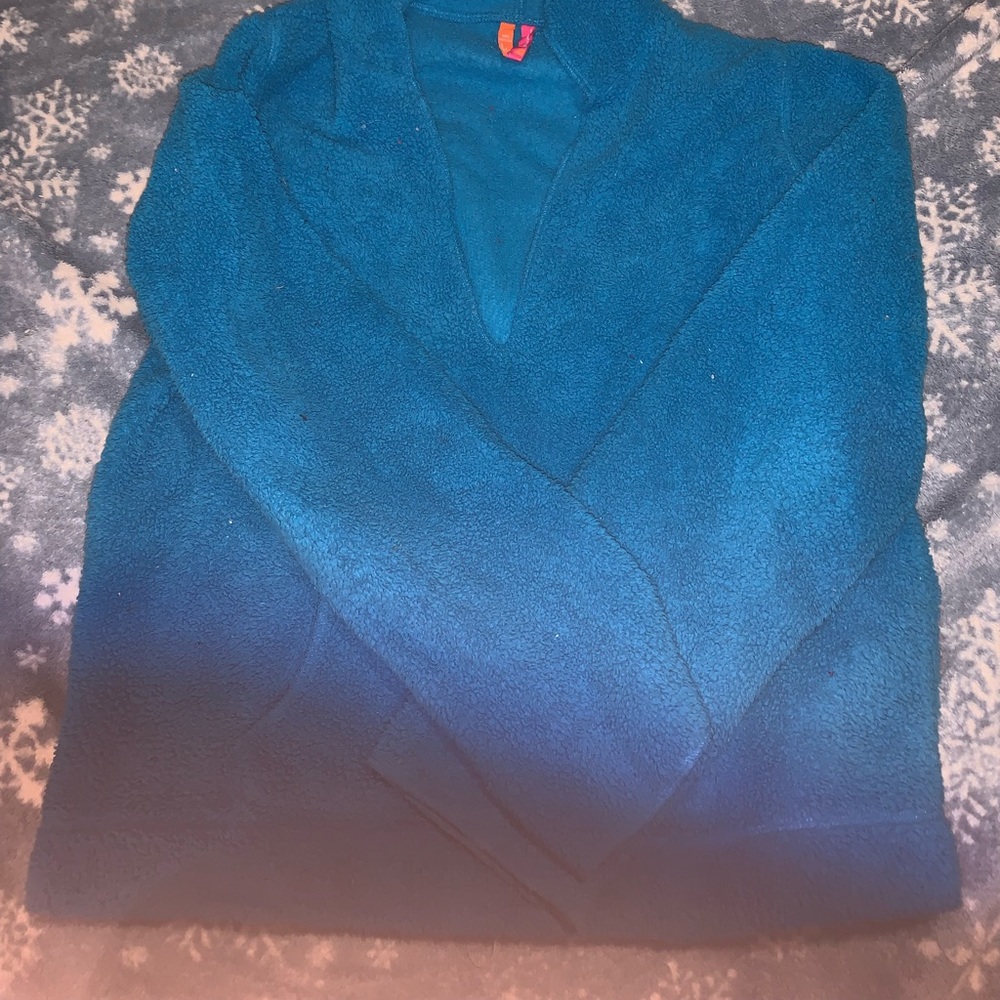 Blue poopy sweater
